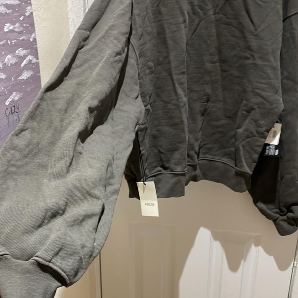 Agolde low vneck balloon sleeve sweatshirt - Picture 11 of 15